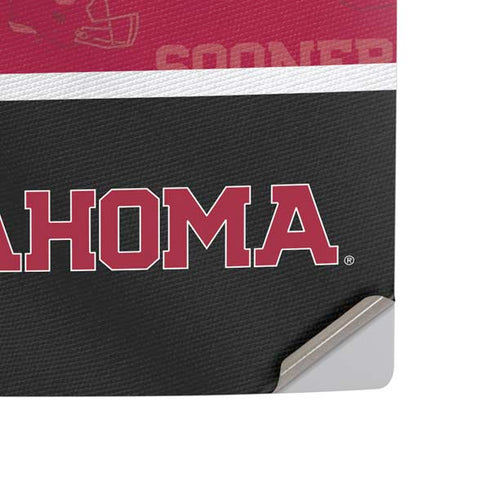 University of Oklahoma Split Jersey PS5 Digital Edition Console Skin